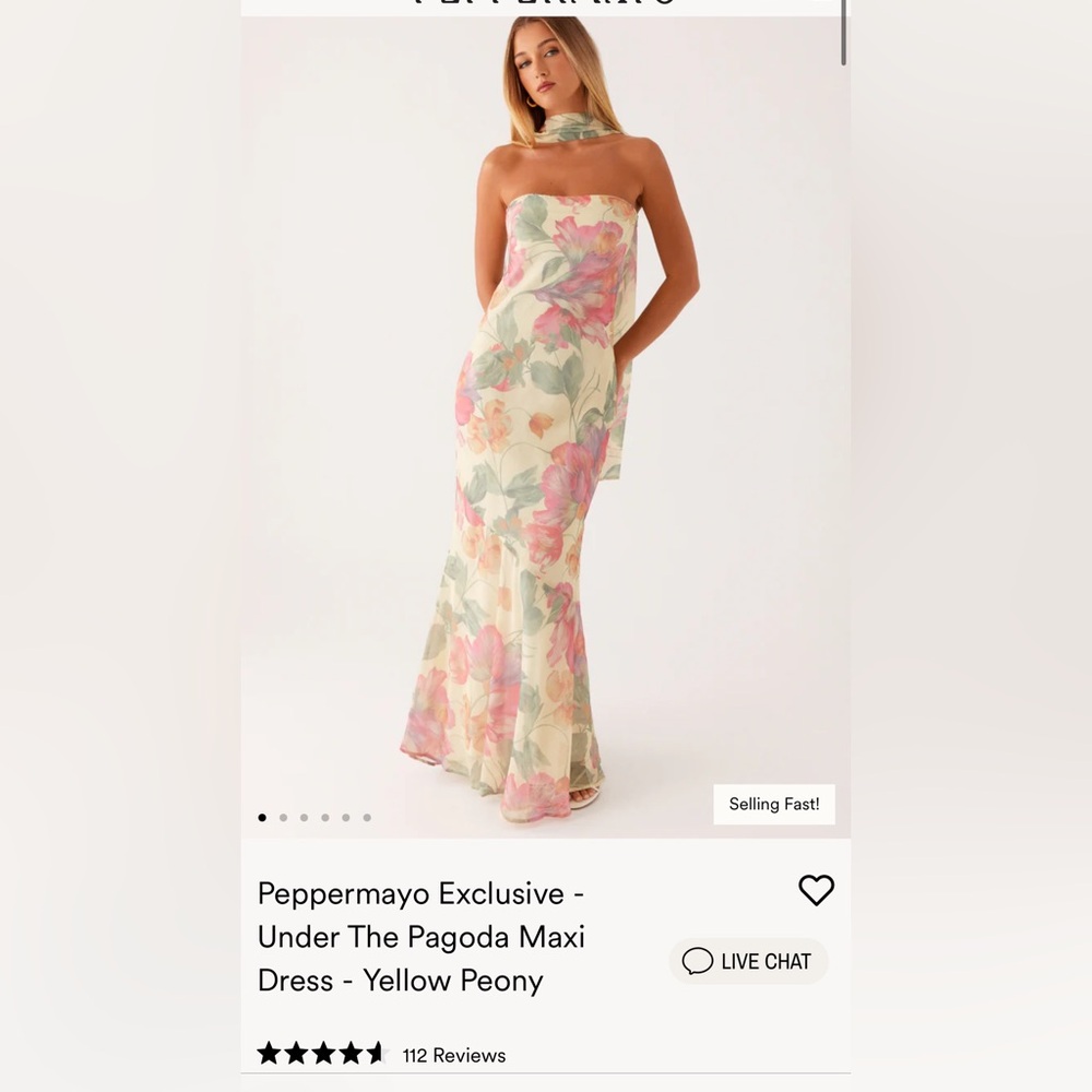 Peppermayo Under The Pagoda Maxi Dress